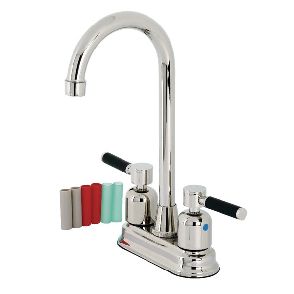 KB8496DKL Kaiser Bar Faucet, Polished Nickel